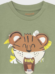 Mayoral Green Toddler Boy Tiger top