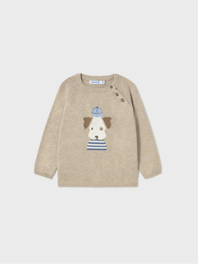 Mayoral Toddler Boy Dog Motif Jumper