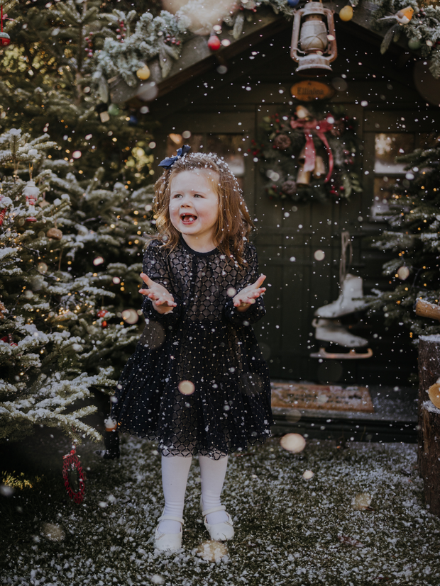 Mayoral Junior Girl Navy Tulle Dress