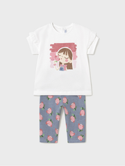 Mayoral Toddler Girl Floral Legging Set