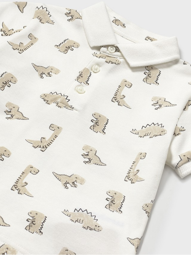 Mayoral Toddler Boy Dinosaur Polo