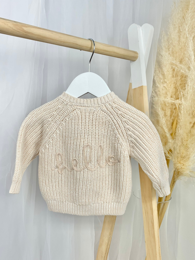 Beige cardigan baby best sale