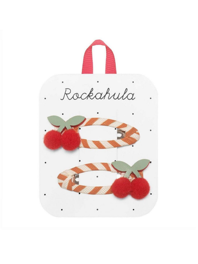 Rockahula Stripy Cherry Clips