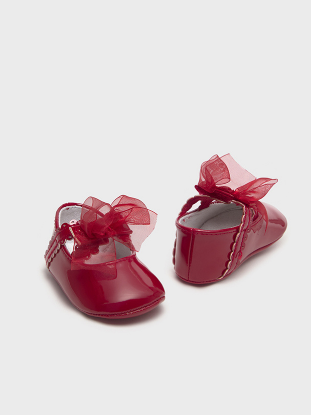 Mayoral Baby Girl Mary Jane Shoes - Red