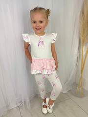 Deolinda Toddler Girl Ballerina Legging Set