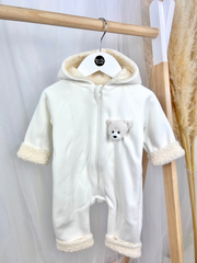 Diaz Teddy Zipped Pramsuit - 2 Colours