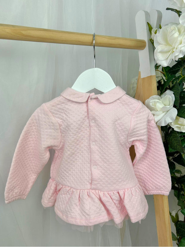 Tutto Piccolo Toddler Girl Pink Padded Jumper & Legging Set (12M-4Y)