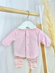 EMC Pink Hearts Baby Outfit Set