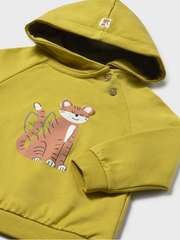 Mayoral Toddler Boy Yellow Tiger Hoodie