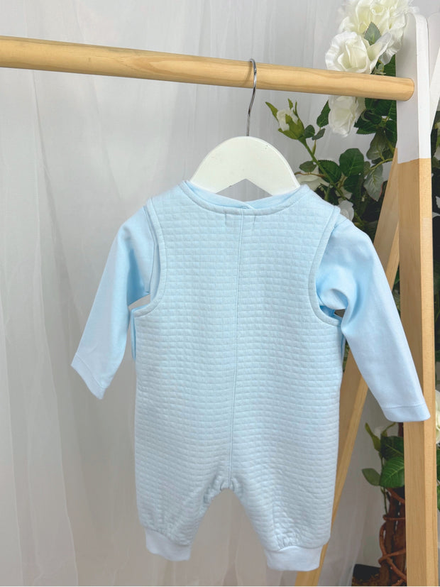 Mintini Boys Blue Top & Dungaree (3M-2Y)