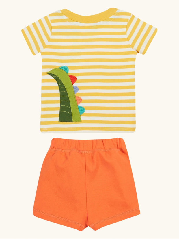 Frugi Crocodile Striped Outfit Set
