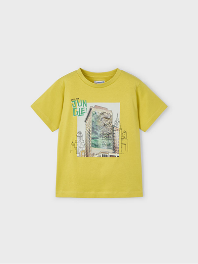 Mayoral Junior Boy Mustard Jungle T-shirt