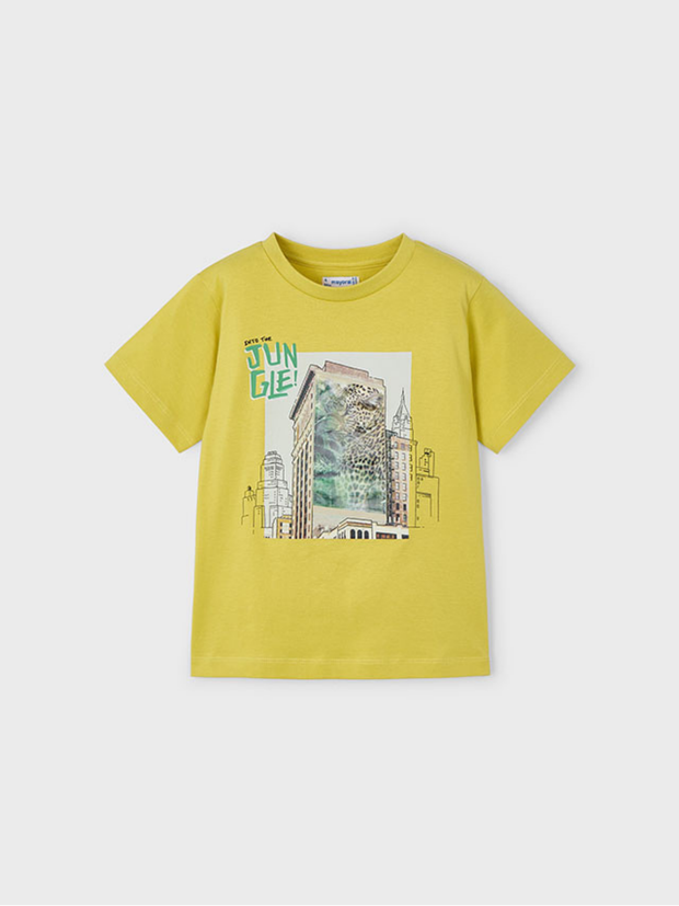 Mayoral Junior Boy Mustard Jungle T-shirt