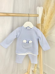 Baby Boy Blue Outfit Set