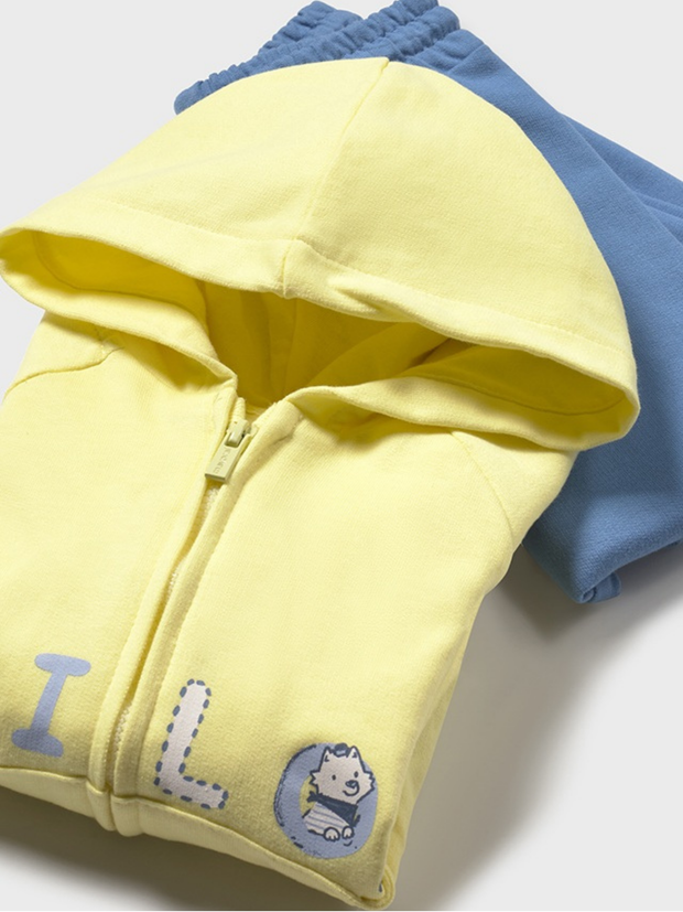 Mayoral Toddler Boy Blue & Yellow Sailor Tracksuit