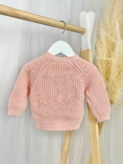 Baby Girl 'Hello' Pink Cardigan