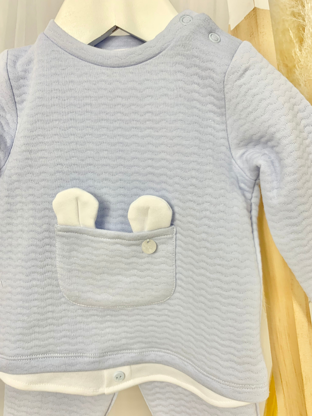 Baby Boy Blue Outfit Set