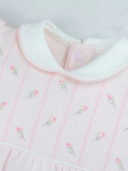 Emile et Rose Jilly Floral Embroidery Babygrow