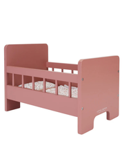 Little Dutch Wooden Doll Cot With Bedding