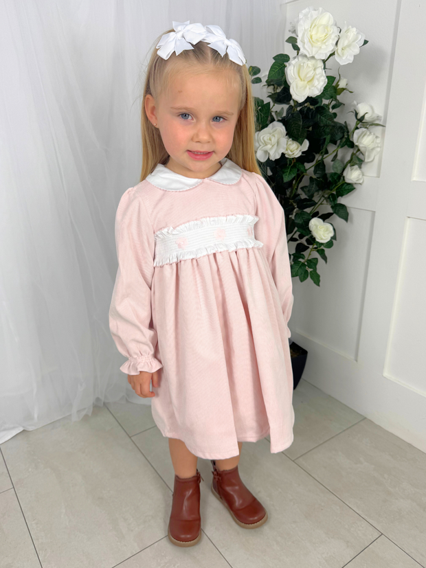 Deolinda Girl 'Joan' Pink Dress (12M-5Y)