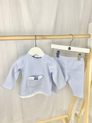 Baby Boy Blue Outfit Set