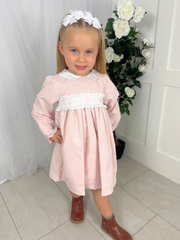 Deolinda Girl 'Joan' Pink Dress (12M-5Y)