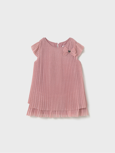 Mayoral Toddler Girl Pink Pleated Dress