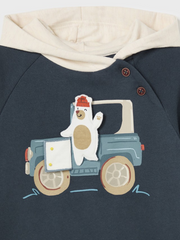 Mayoral Toddler Boy Navy & Cream Truck Hoody