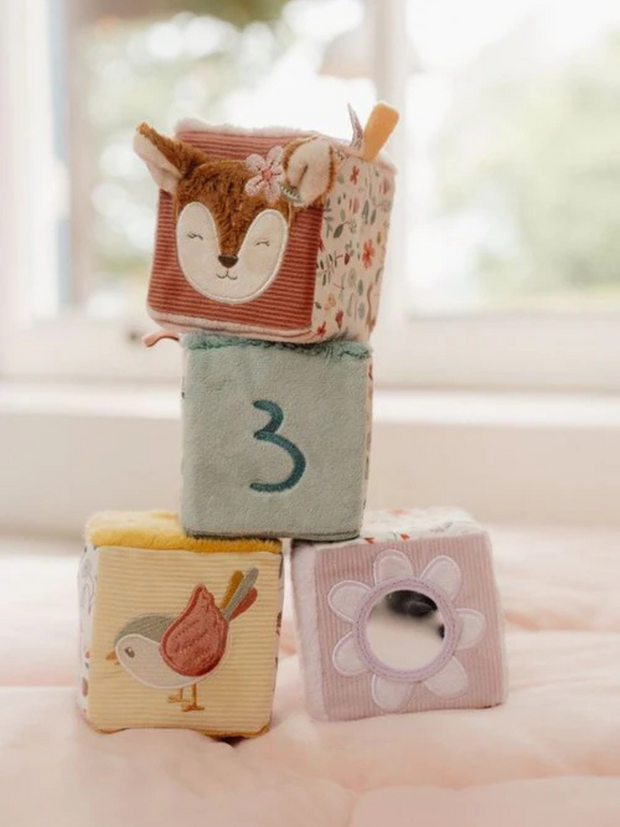 Little Dutch Soft Blocks Set of 4 - Fairy Garden