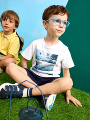 Mayoral Junior Boy 3 Piece Turtle Short Set - 2 Colours