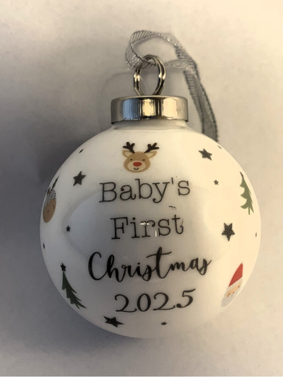 'Babys First Christmas' Ceramic Ornament