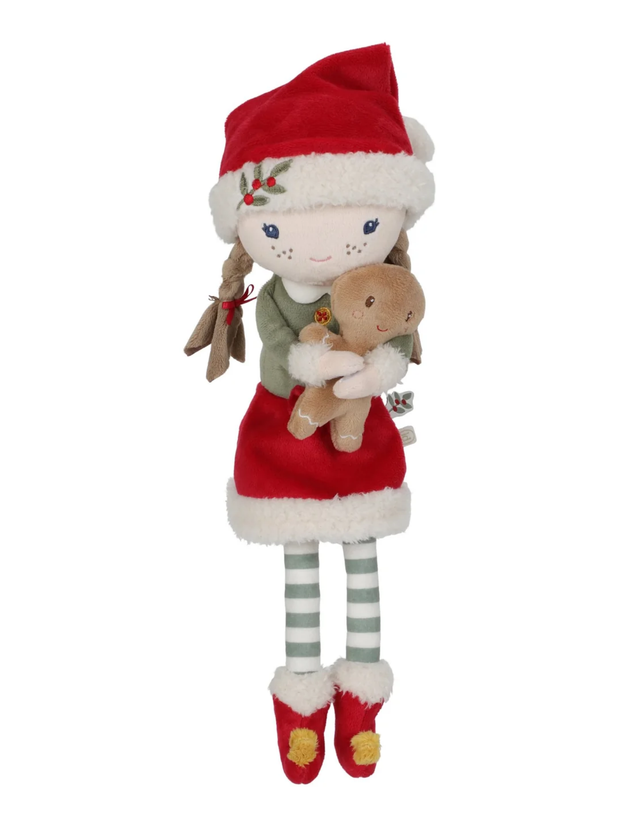 Little Dutch Cuddle Doll Christmas Rosa