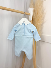 Mintini Baby Boy Blue Rocking Horse Outfit Set (3M - 12M)