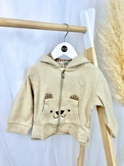 EMC Toddler Boy Teddy Zipped Hoody