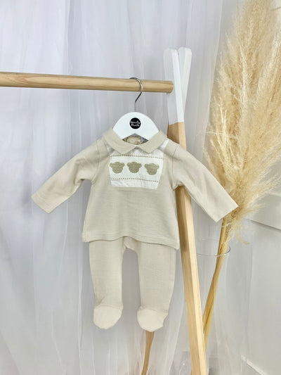 Baby Boy Teddy Outfit Set