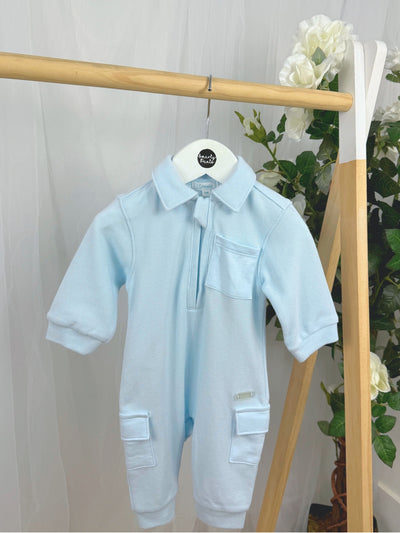 Mintini Boys Blue All In One (3M-12M)