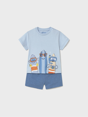 Mayoral Toddler Boy Surfboard Shorts Set