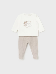 Mayoral Unisex Baby Rabbit Outfit Set