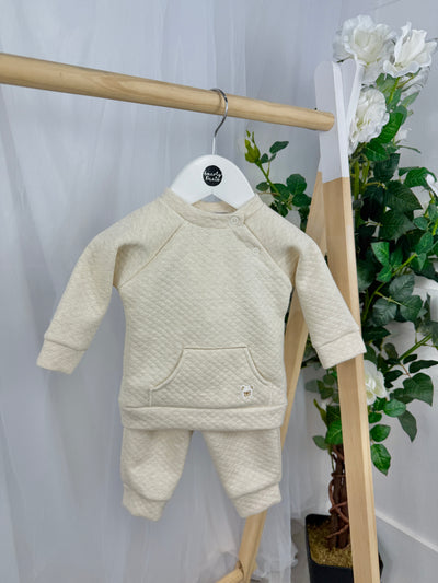 Pex Boys 'Stanley' Outfit Set (0M - 18M) - Natural