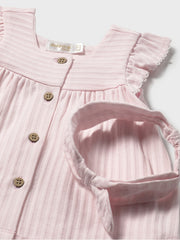 Mayoral Baby Girl Dress & Headband Set - Pink