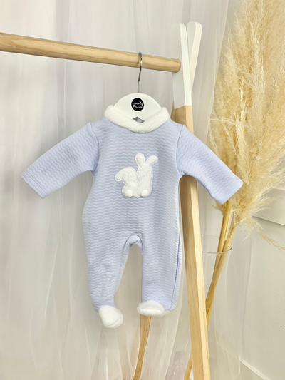 Deolinda Snowy Babygrow - Blue