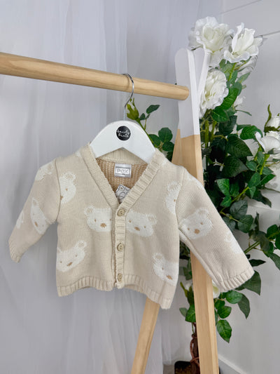Pex Boys 'Benny' Cardigan (0M - 12M) - Natural