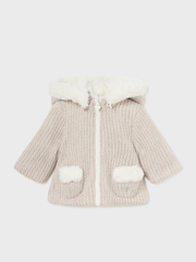 Mayoral Unisex Baby Reversible Soft Jacket - Beige