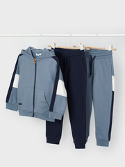 Mayoral Junior Boy Grey & Navy Tracksuit With 2 Joggers