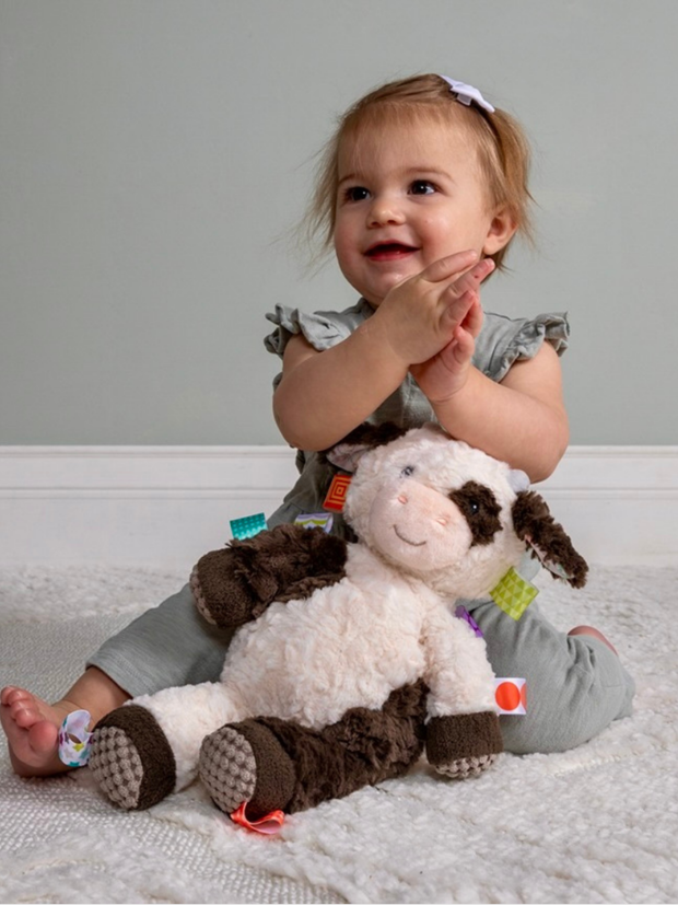 Taggies Buttercup Cow Soft Toy