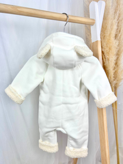 Diaz Teddy Zipped Pramsuit - 2 Colours