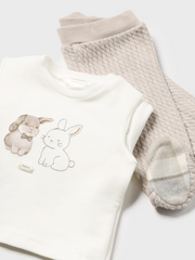 Mayoral Unisex Baby Rabbit Outfit Set