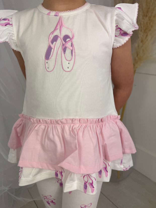 Deolinda Toddler Girl Ballerina Legging Set