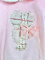 EMC Pink Hearts Babygrow