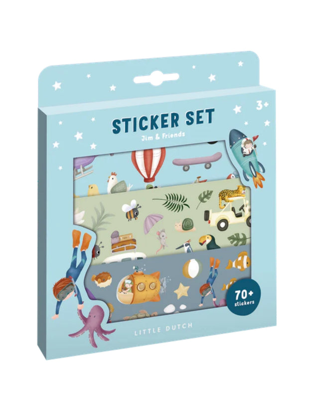 Little Dutch Sticker Set - Jim & Friends